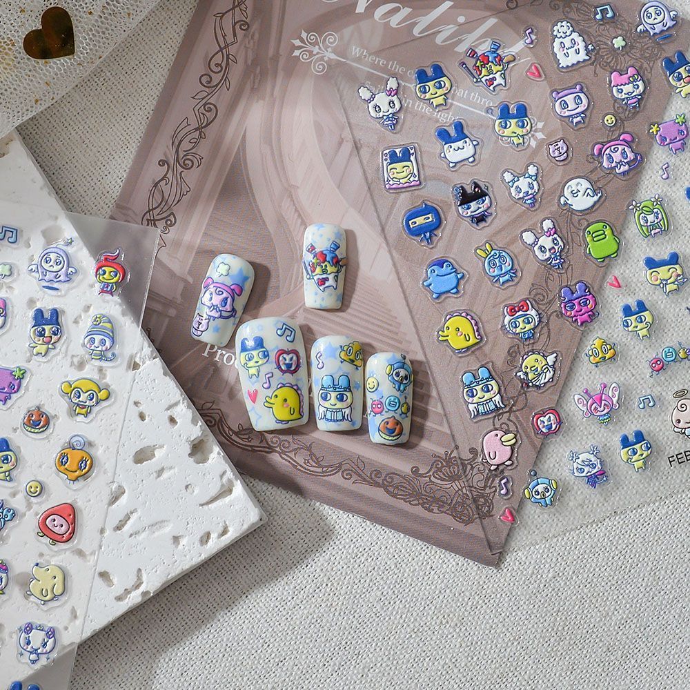 Nail Art Nail Art - Pegatinas de Uñas con Relieve 3D
