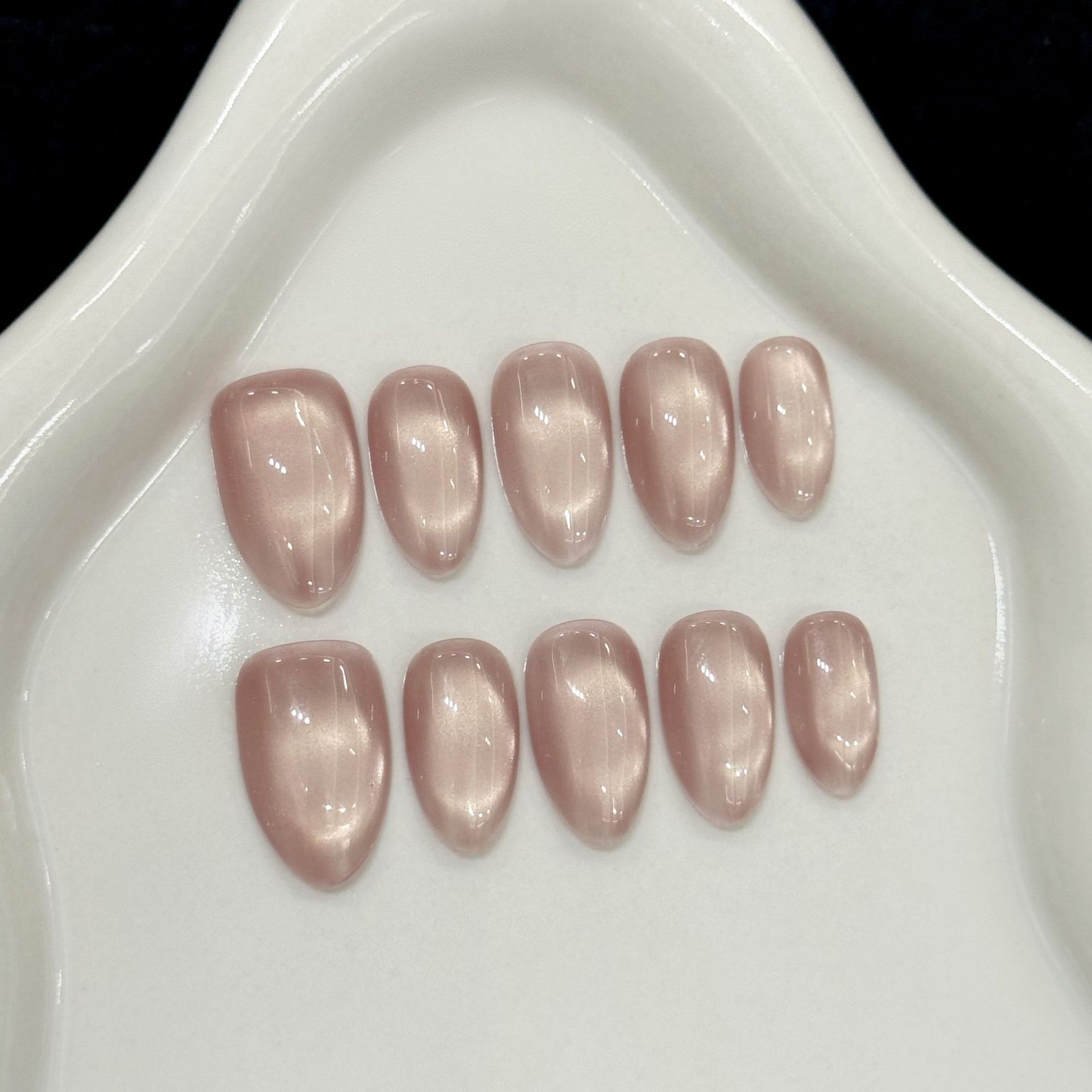 Nail Art Fake - 10 Uds. De uñas postizas hechas
