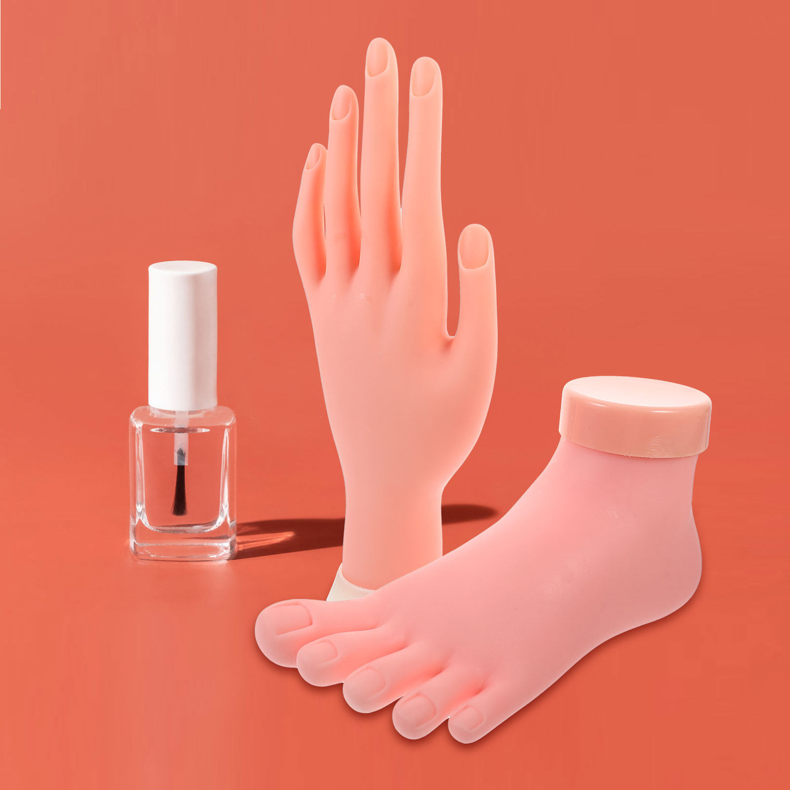 2 Piezas de Manos y Pies Falso - Nail Art Fake reseña y precio