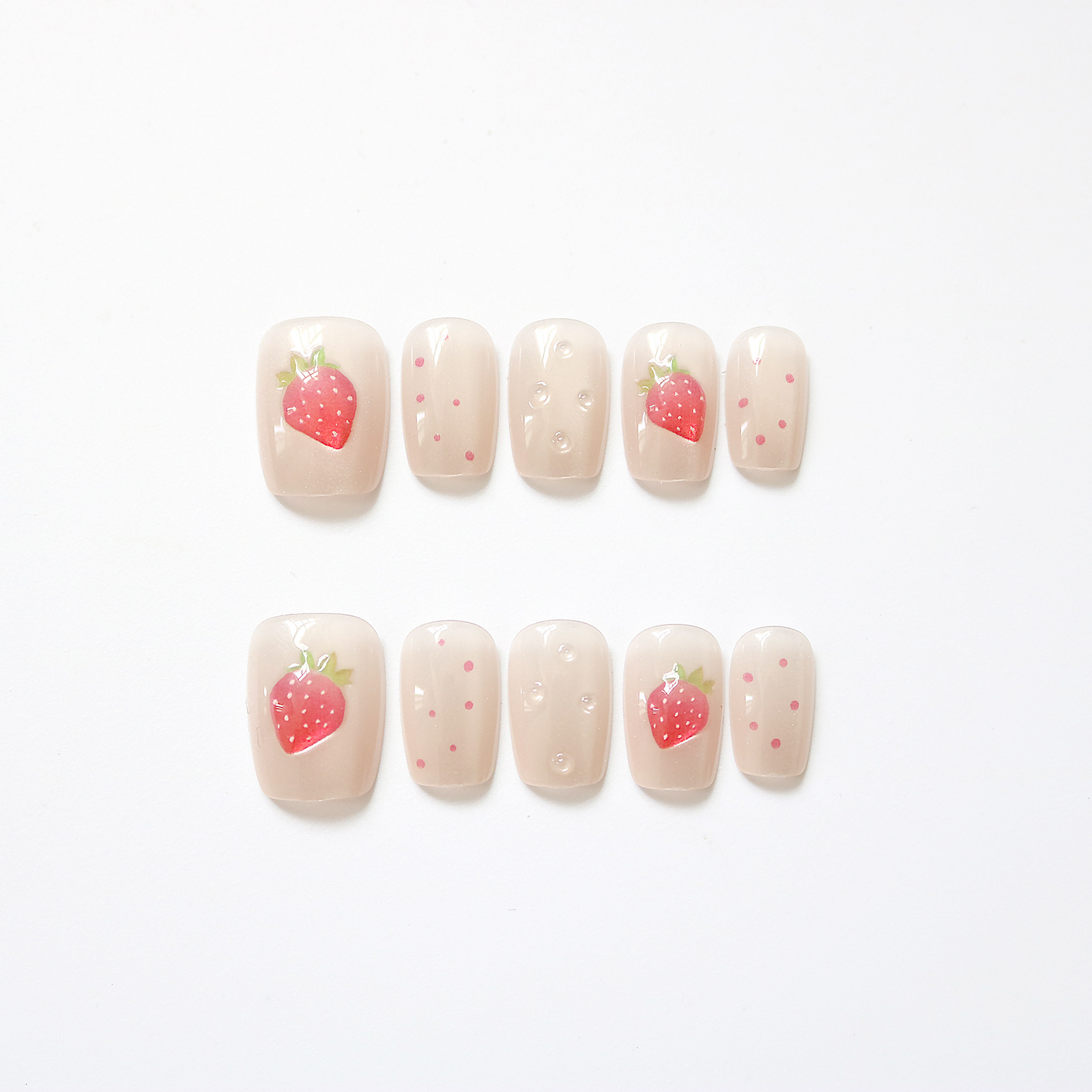 10 Uds. De uñas postizas cuadr - Nail Art Fake reseña y precio
