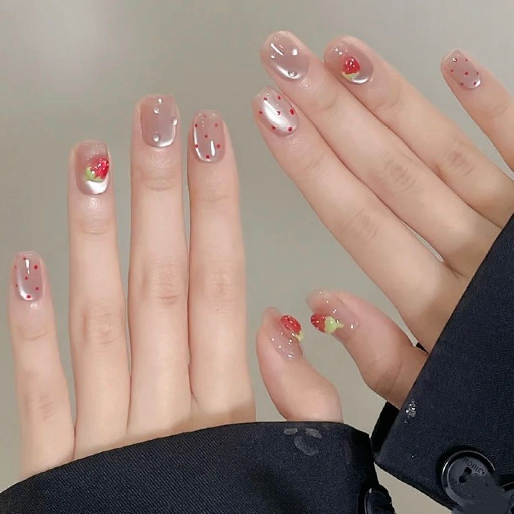 10 Uds. De uñas postizas cuadr - Nail Art Fake reseña y precio