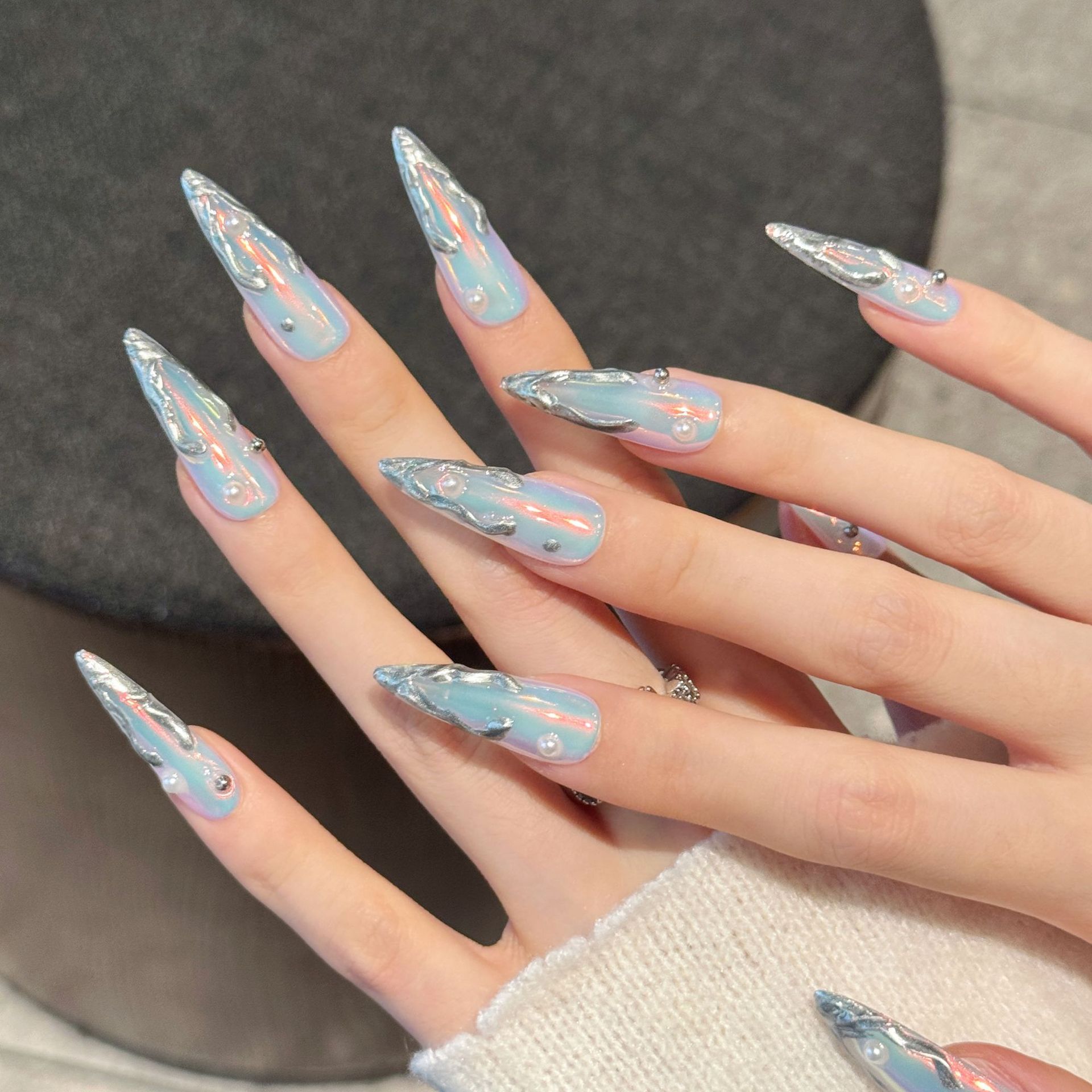 10 Uds. De uñas postizas de ag - Nail Art Fake reseña y precio