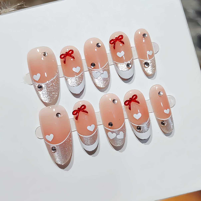 10 Uds. Uñas Postizas de Lujo  - Nail Art Fake reseña y precio