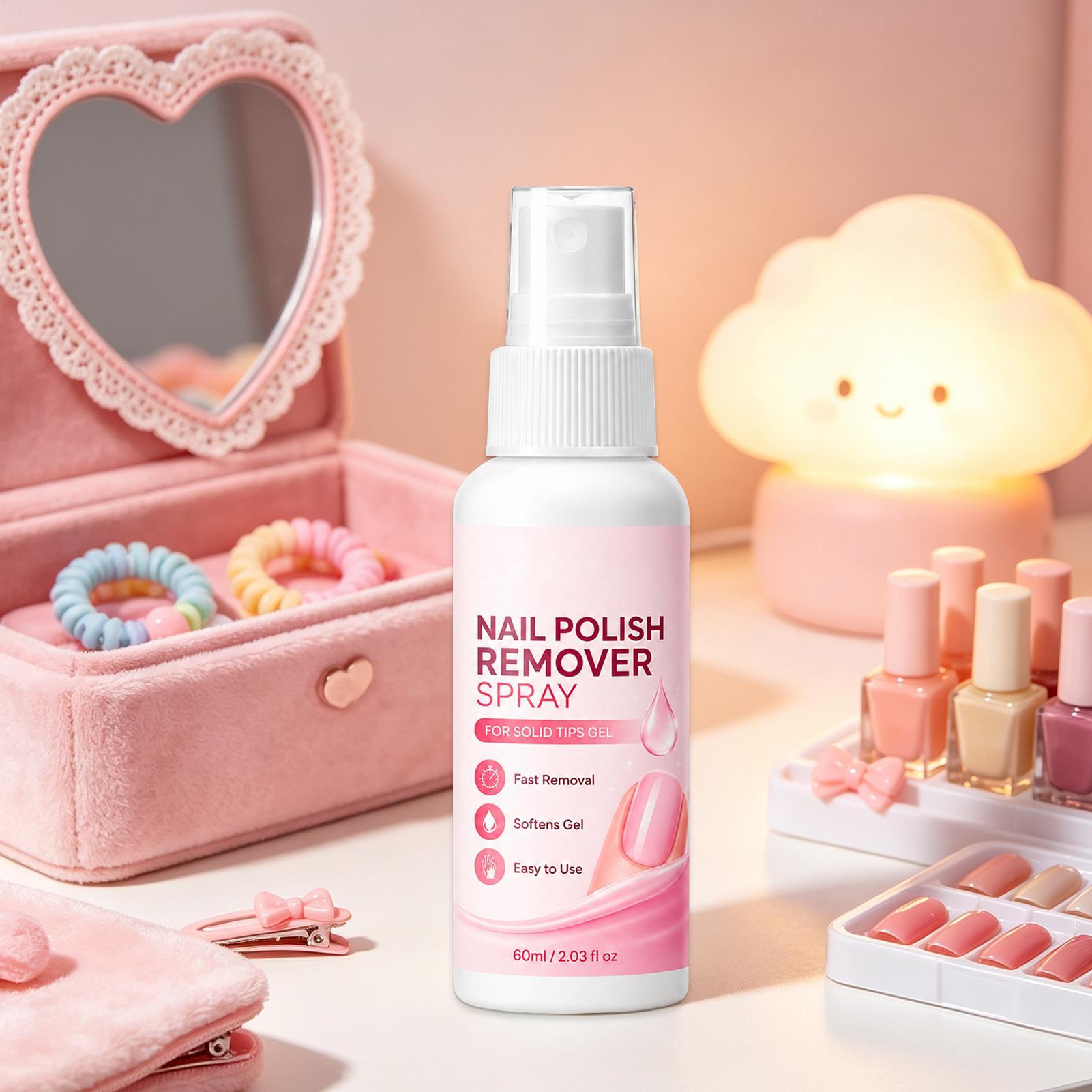 Spray removedor de uñas de 60m - Nail Art Fake reseña y precio