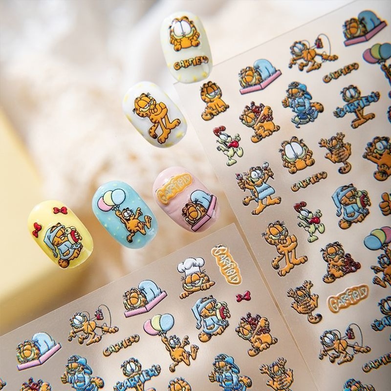 Nuevas pegatinas de uñas Garfi - Nail Art Nail Art reseña y precio