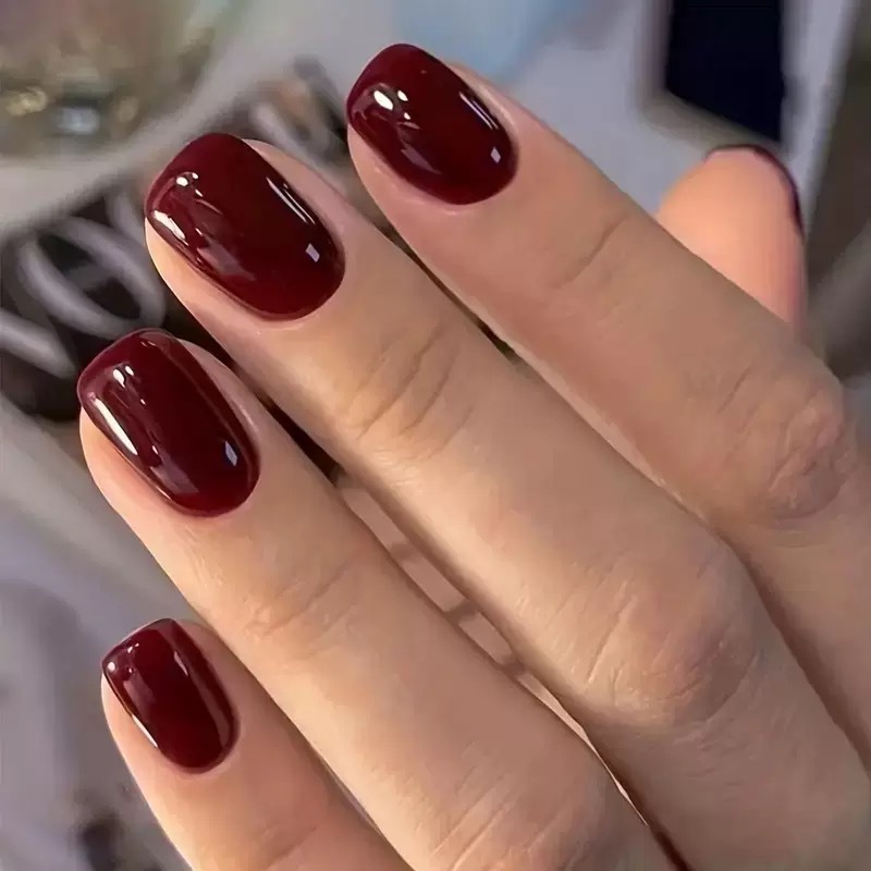 24 Uds. De uñas postizas redon - Nail Art Fake reseña y precio
